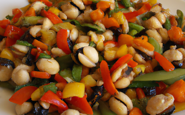 Wok de coquillage aux légumes croquants