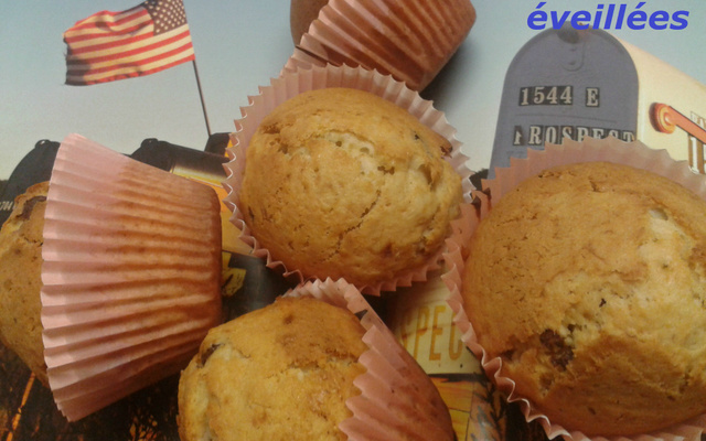 Muffins banane chocolat
