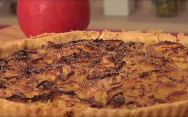 Tarte aux pommes râpées