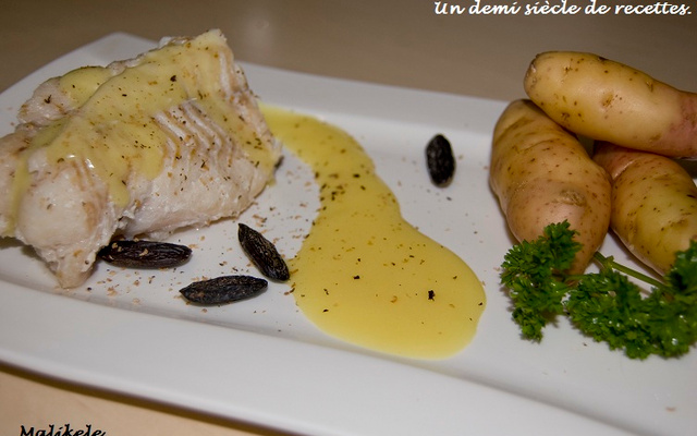 Cabillaud parfumé à la fève Tonka