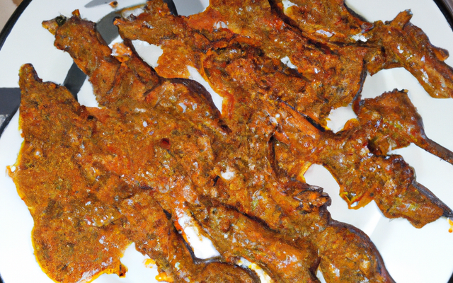 Ailes de poulet marinées au Satay, sauce Satay