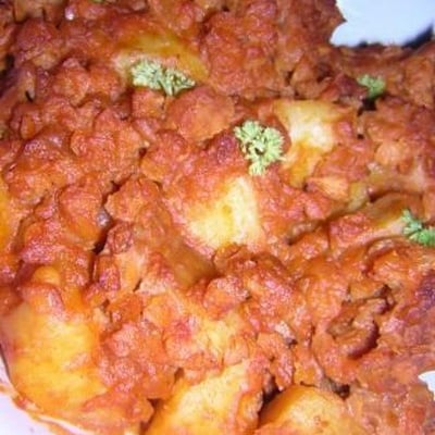 Curry pommes de terre et lentilles à ma façon