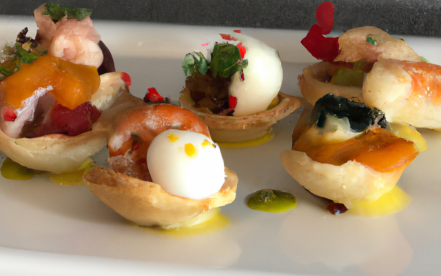 Petites bouchées terre et mer