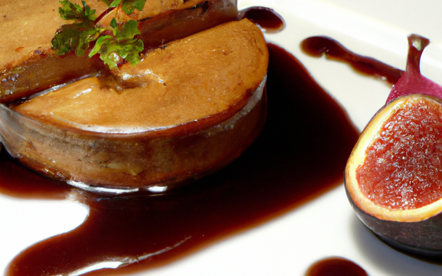 Foie gras à l'infusion de cabernet sauvignon