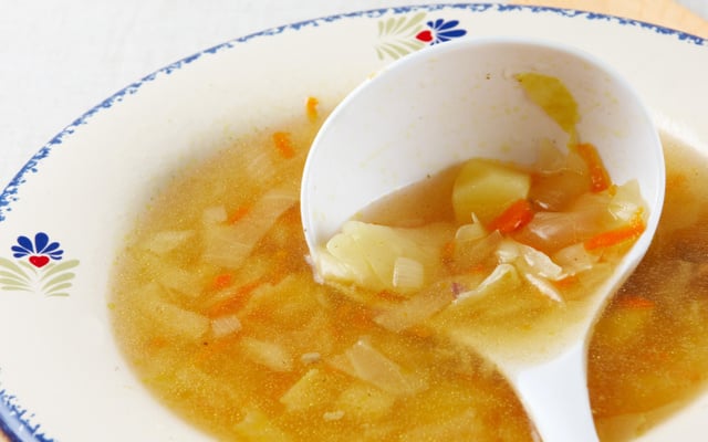 Soupe aux choux maison