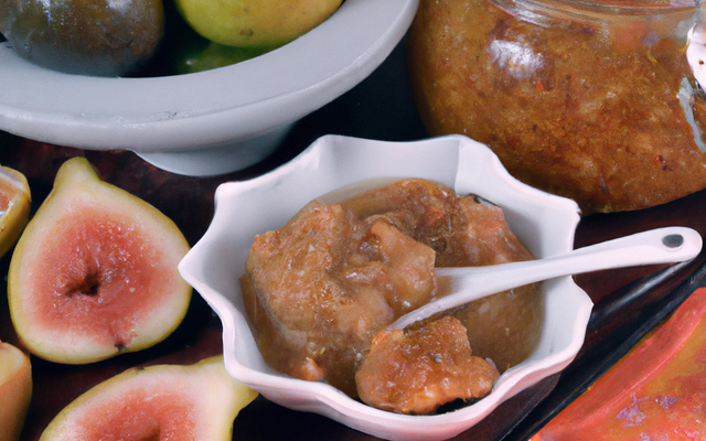 Chutney de figues et poires au thermomix