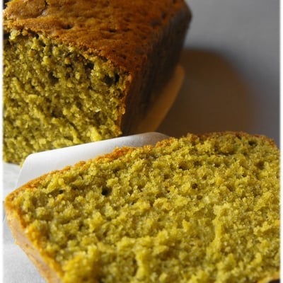Cake au thé matcha