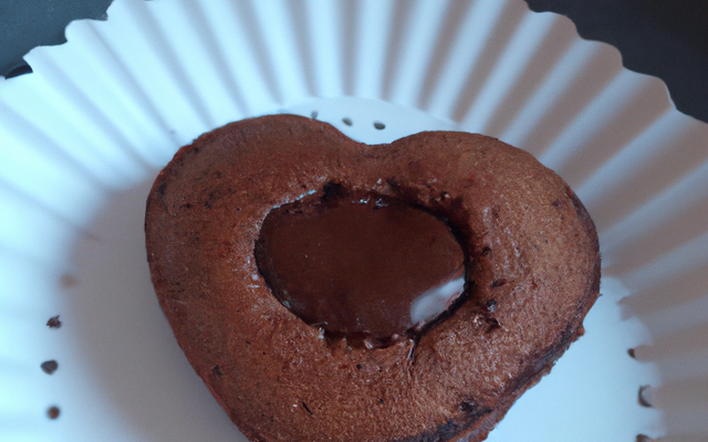 Cœur moelleux au chocolat rapide