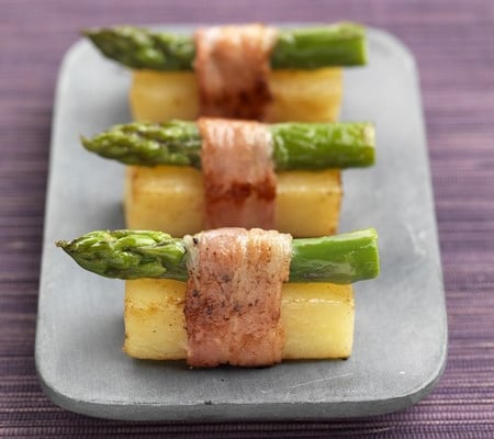 Princesse Amandine en sushi d'asperge au lard