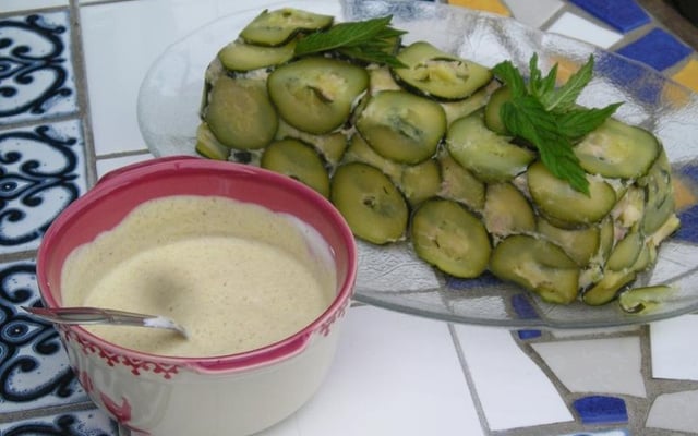 Terrine de jambon aux courgettes