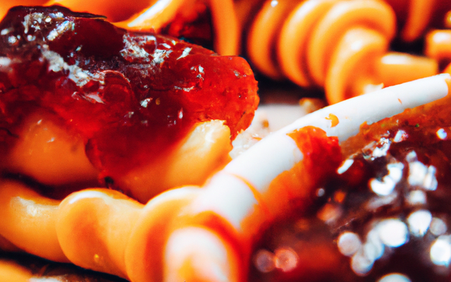 Pâtes à la confiture