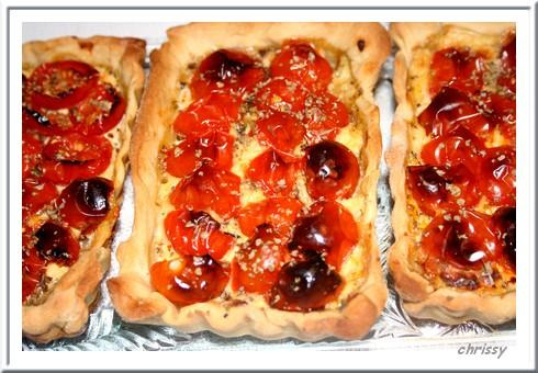 Tarte d'été à la tomate