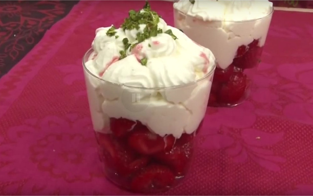 Fraises à la chantilly