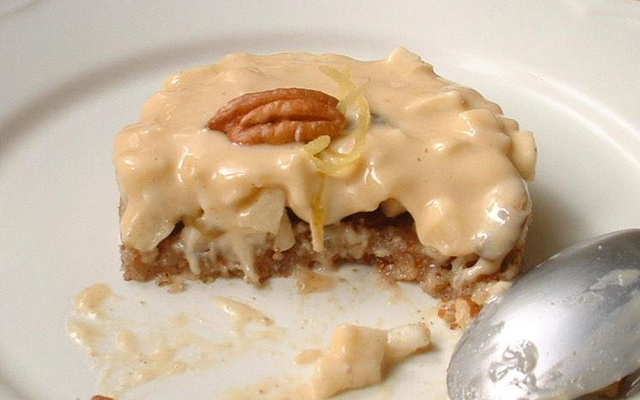 Tarte aux pommes version raw food