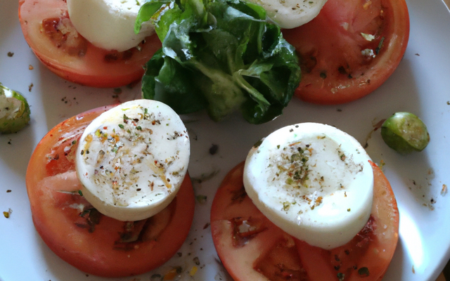 Tomates provençales et mozzarella