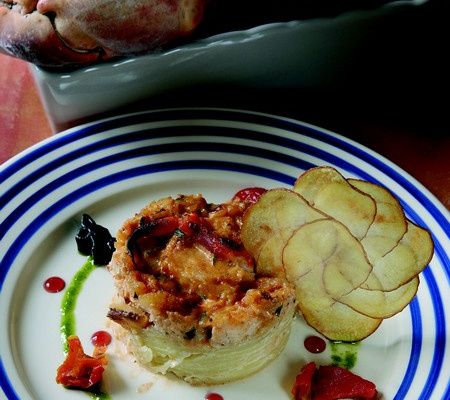 Gratin de Chérie au crabe