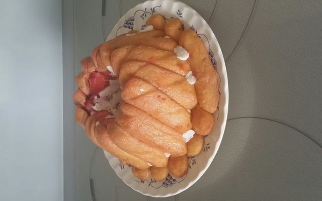 Charlotte aux fraises et mascarpone facile et rapide