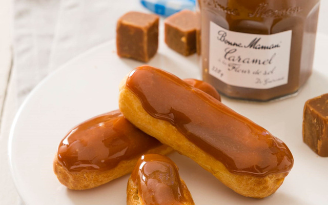 Éclairs au caramel à la fleur de sel