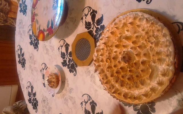 Tarte au citron meringuée à partager