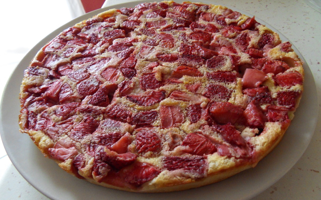 clafoutis aux fraises light
