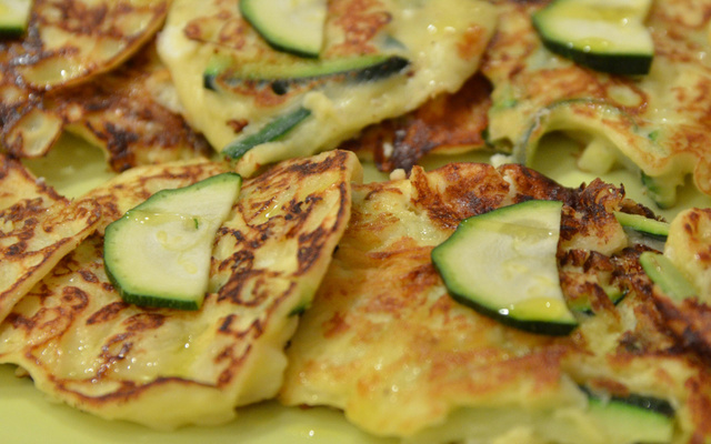 Galettes de courgettes à la féta