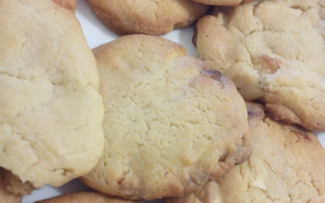 Cookies au chocolat blanc et aux cranberries
