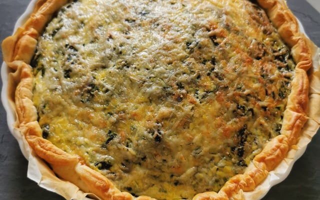 Quiches aux épinards