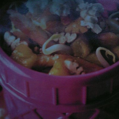 Emincé de dinde à l'ananas et au pop-corn