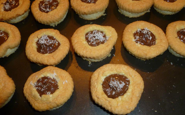 Barquette Nutella coco