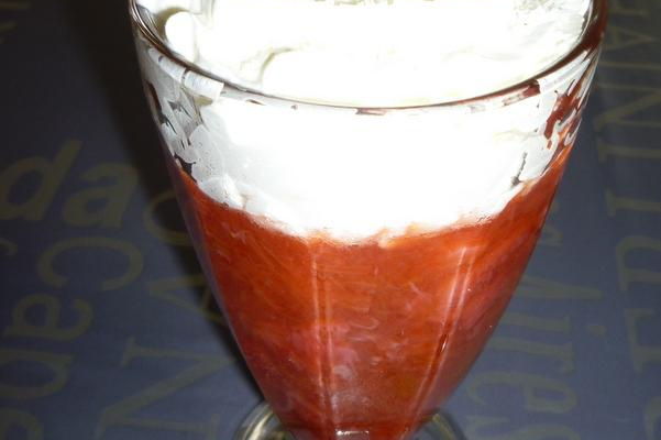 Cappuccino di fragola