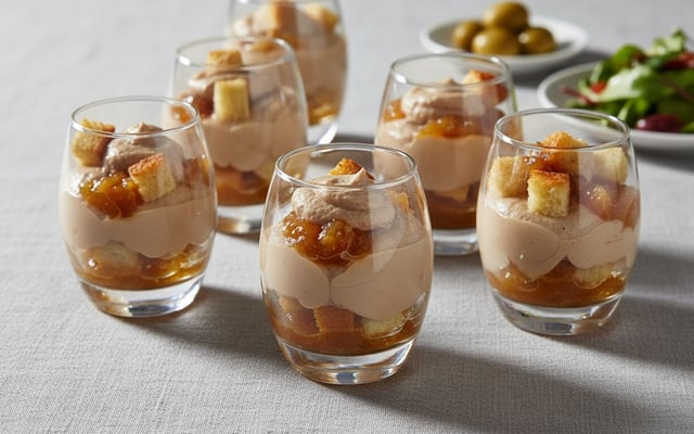 Verrines de foie gras