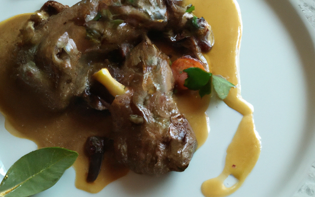 Pintade sauce forestière