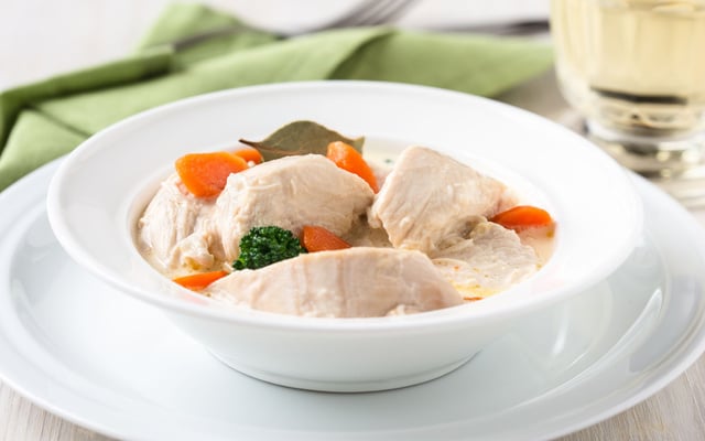 Blanquette de dinde au Cookeo