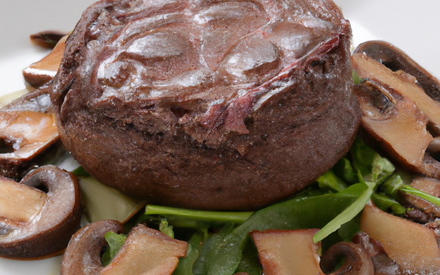 Fondant de magret aux champignons