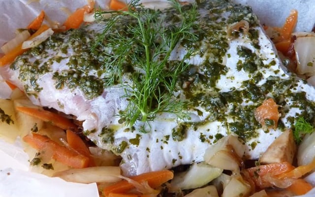 Papillote d'églefin