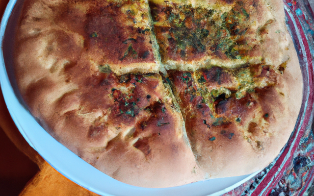 Pain moelleux garni à la marocaine