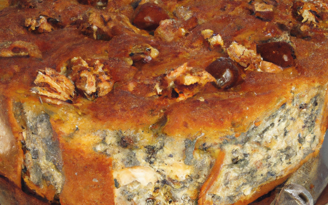 Cake aux chataignes et roquefort