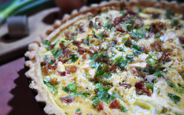 Quiche composée
