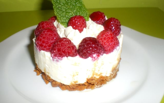 Délices de mascarpone framboises