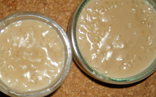 Riz au lait de noisettes