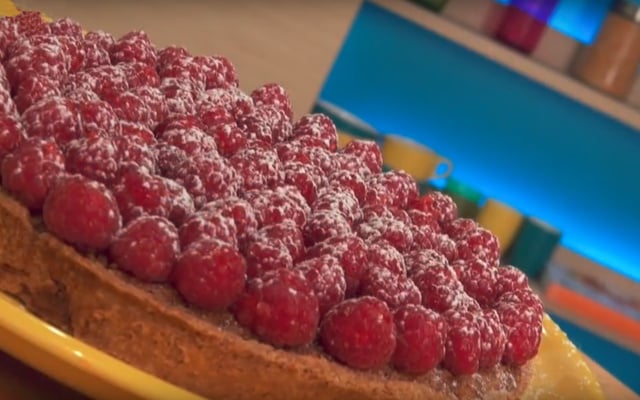 Tarte aux framboises