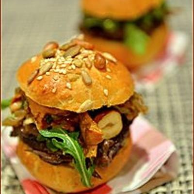 Mini-Burger forestier à la joue de bœuf