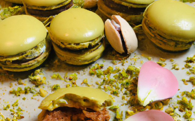 Macarons pistaches