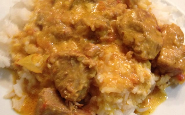 Sauté de porc au curry