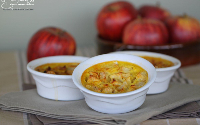 Clafoutis à la pomme et au sirop d'érable