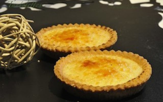 Tartelette à la crème catalane saveur orange
