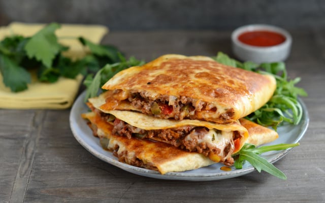 Quesadillas à la viande hachée