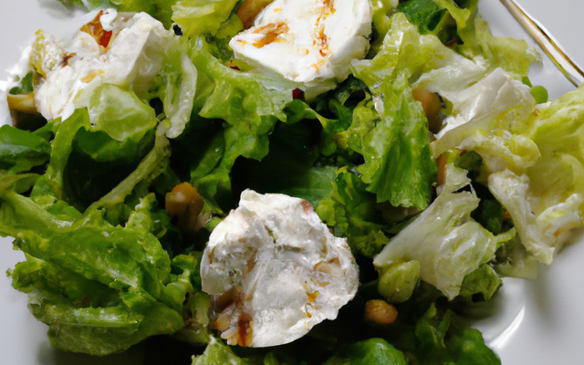Salade aux crottins de chèvre