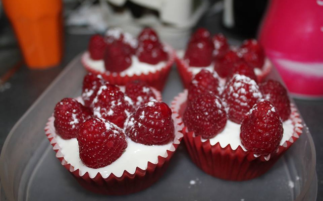 Cupcake Framboise-Amaretti