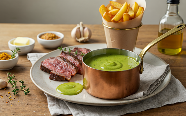 Sauce du restaurant l'entrecôte